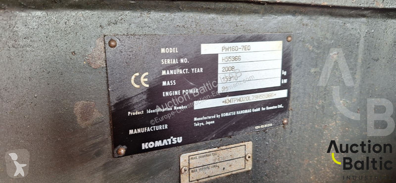 Багер Komatsu E0