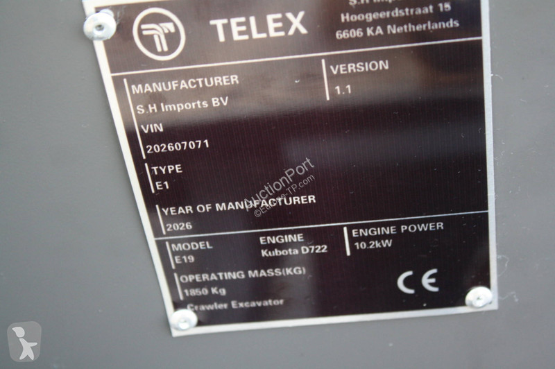 جرافة Terex E19
