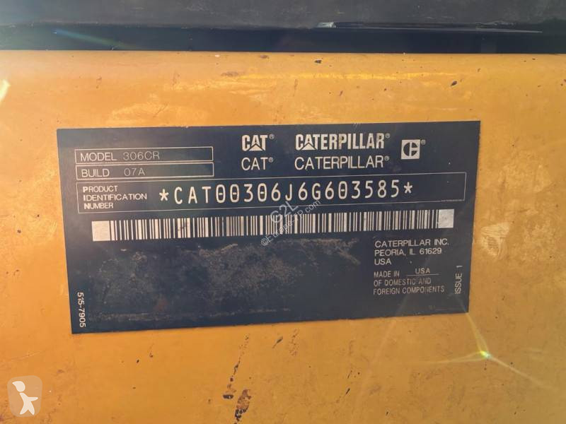 Graafmachine Caterpillar 306 CR...