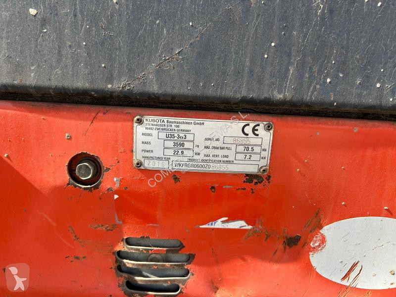 Escavadora Kubota  Series U