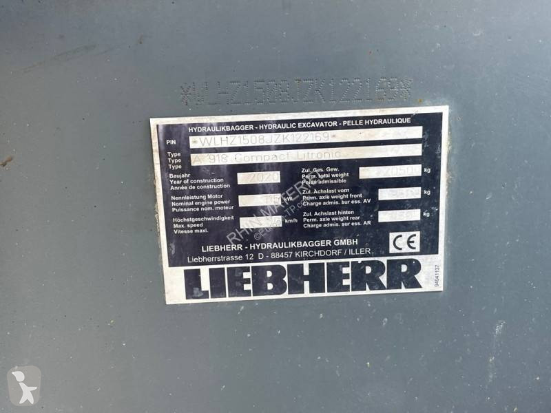 Skovl Liebherr A918Compact