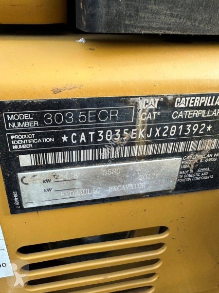 Excavadora Caterpillar 3035