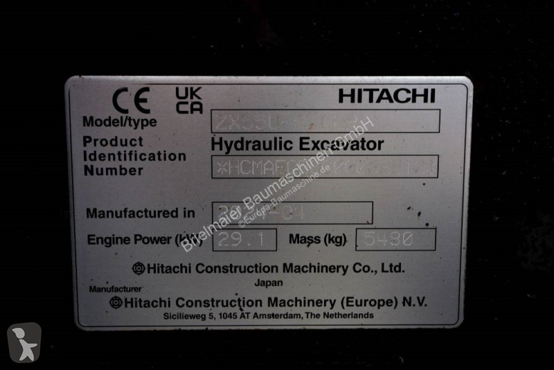 Escavatore Hitachi ZX 55 U-6P