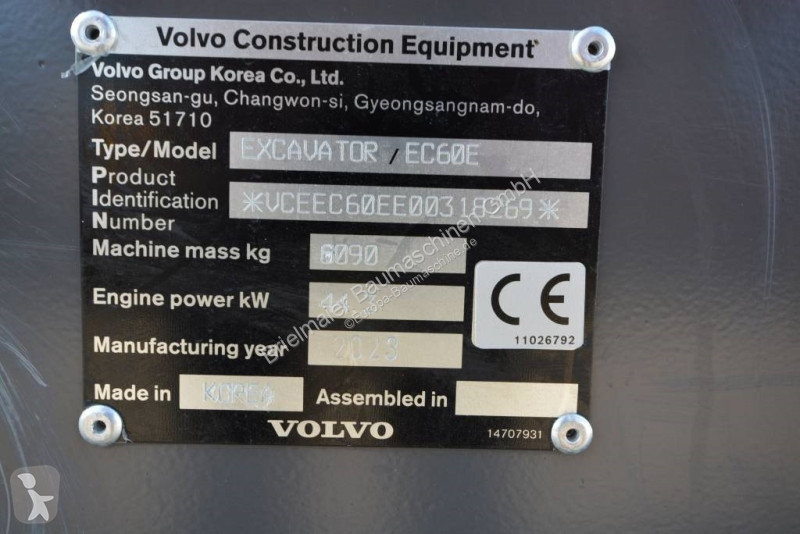 Escavadora Volvo EC 60 E