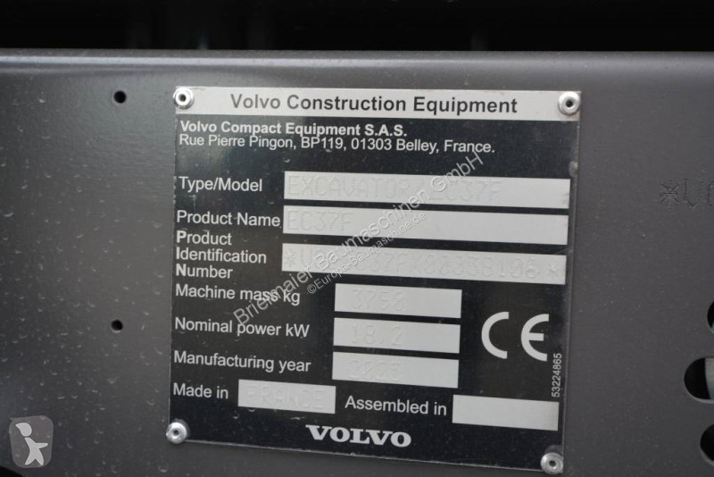 Escavadora Volvo EC 37 F Aircon