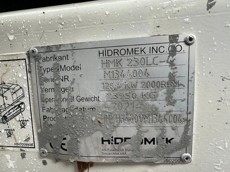 Escavadora Hidromek HMK 230LC-4 CE, 700 MM...