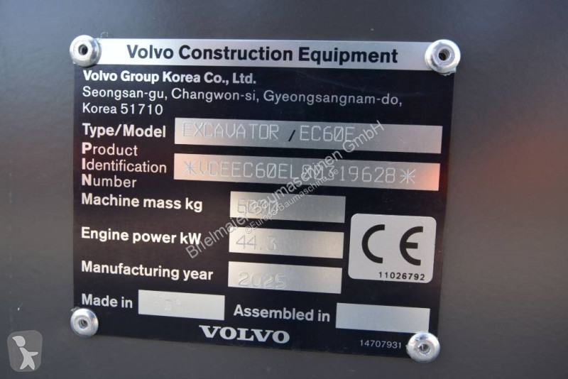 Skovl Volvo EC 60 E
