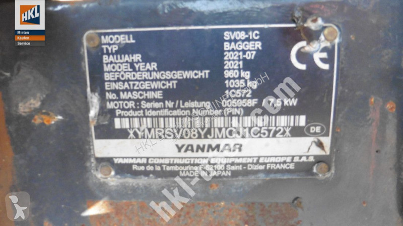 Escavatore Yanmar SV 08-1C