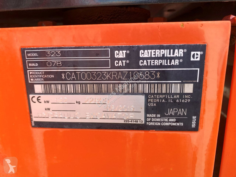Escavadora Caterpillar 323 Next Gen NVT