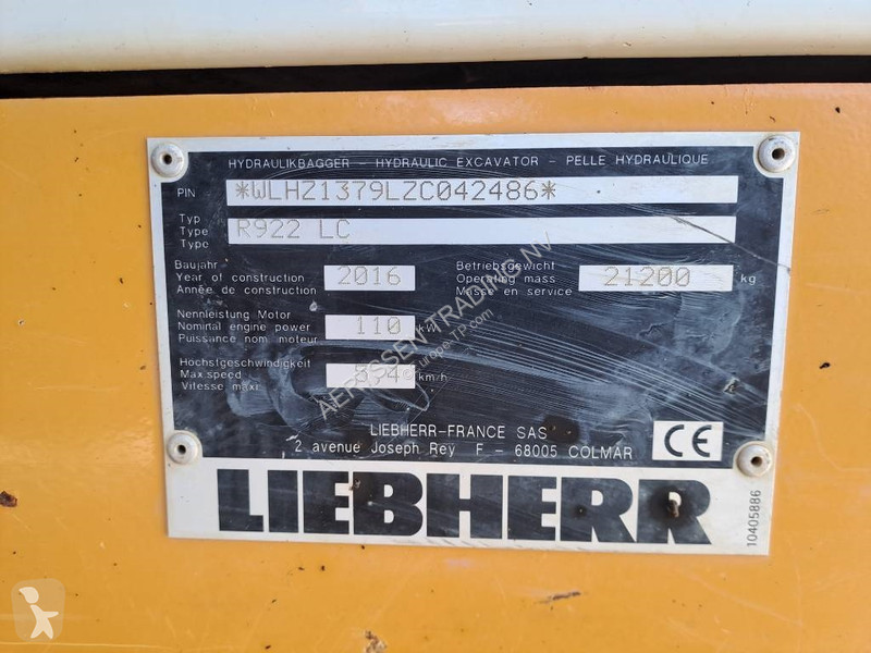 Escavadora Liebherr