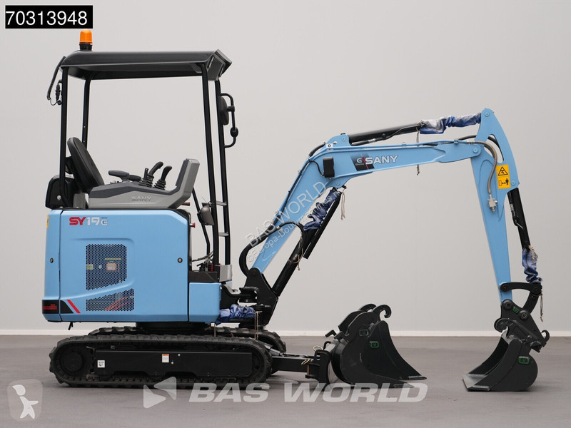 جرافة Sany SY19 E 22 kWh - CW/3 Buckets -...