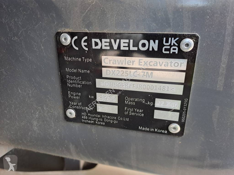 جرافة Develon DX225LC-7M (UNUSED - Multiple...