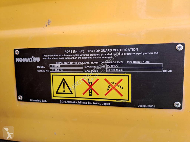 Rýpadlo Komatsu PC360LC-11 (17m Longreach +...