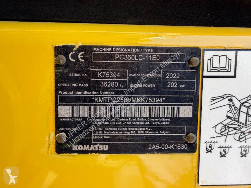 Excavator Komatsu PC360LC-11E0