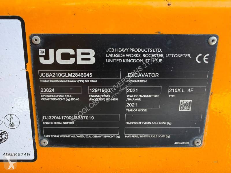 Rýpadlo JCB 210 XLC