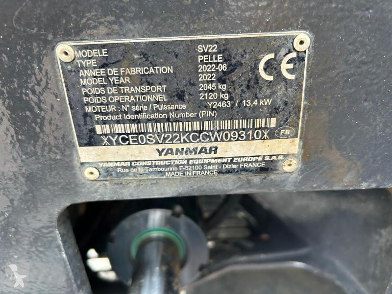 Skovel Yanmar  SV22