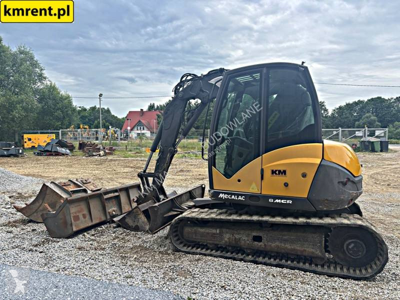Skovel Mecalac 8 MCR MINI-KOPARKA 2010R |...
