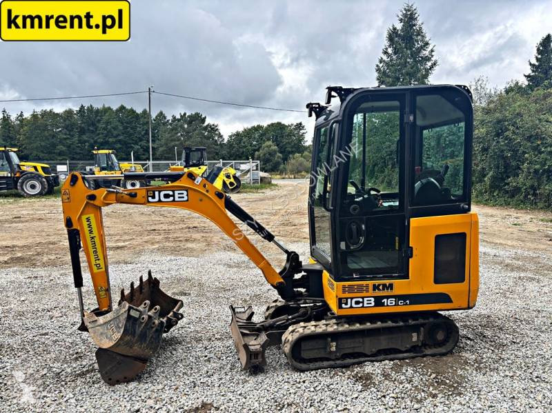 Skovel JCB 16 C-1 T3 MINI-KOPARKA 2022R MTH: 1274