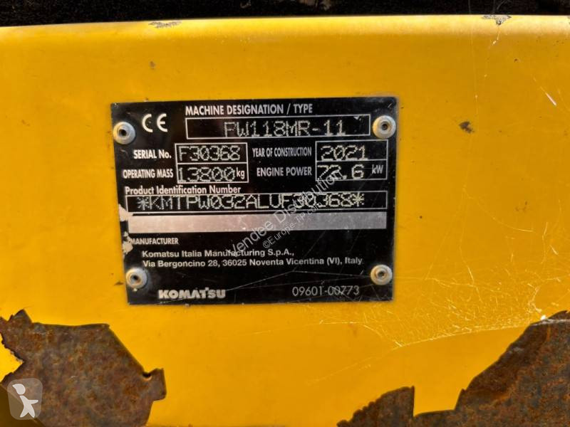 Pelle Komatsu PW118