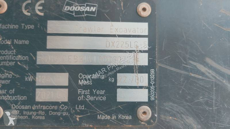 Escavadora Doosan DX225LC-5