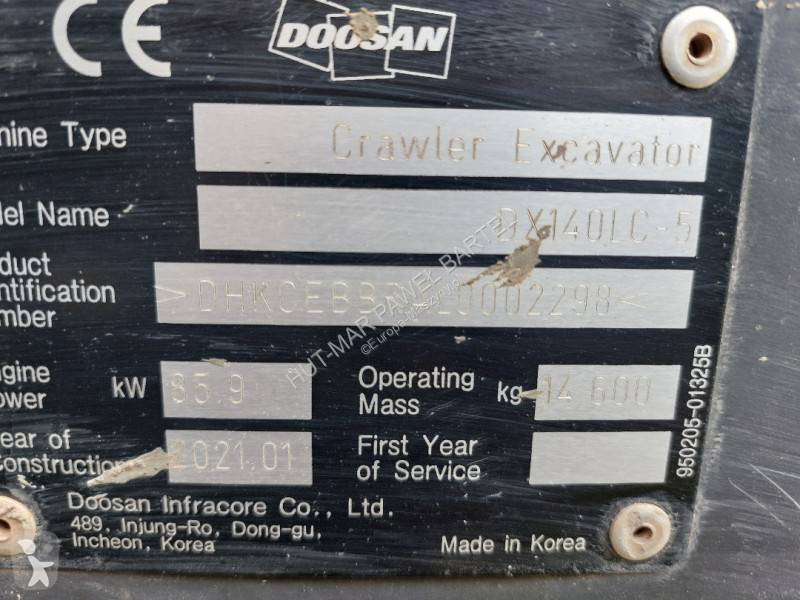 Excavator Doosan DX140LC-5