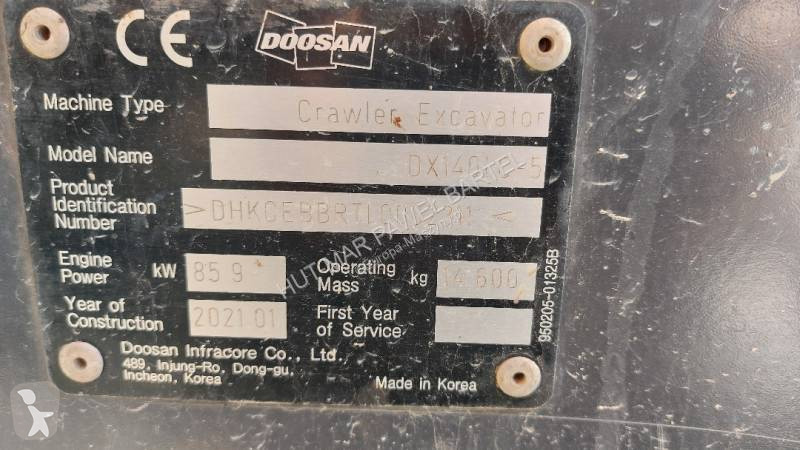Escavatore Doosan DX140LC-5
