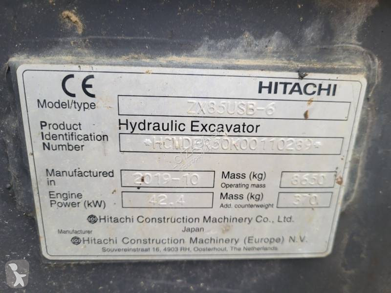 Excavator Hitachi ZX85USB-6
