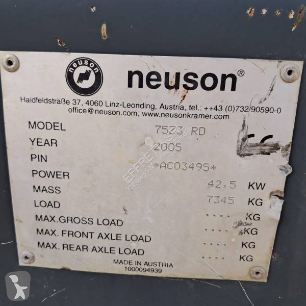 Escavatore Neuson 75Z3 RD