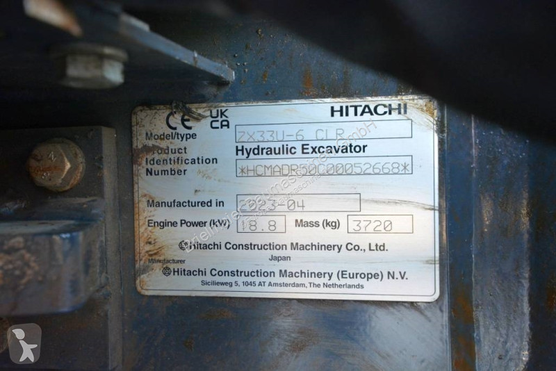 Skovl Hitachi ZX 33 U-6