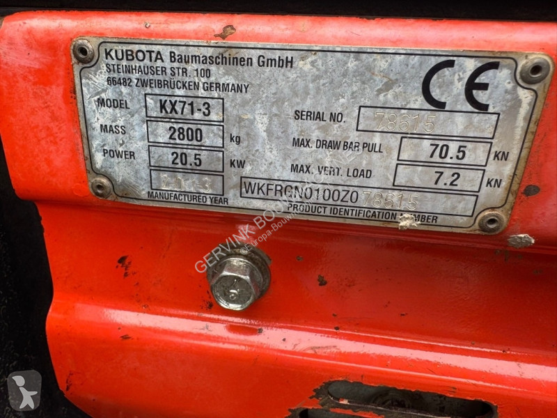 Escavatore Kubota 71-3