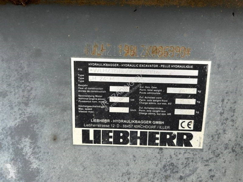 Skovl Liebherr LH 24 M