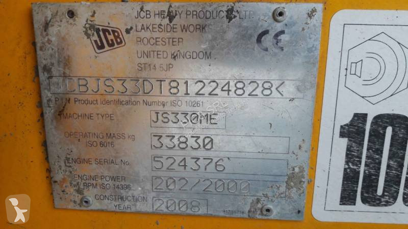 Rýpadlo JCB JS330ME