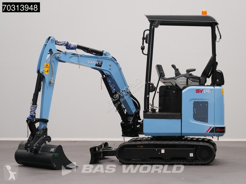 جرافة Sany SY19 E 22 kWh - CW/3 Buckets -...