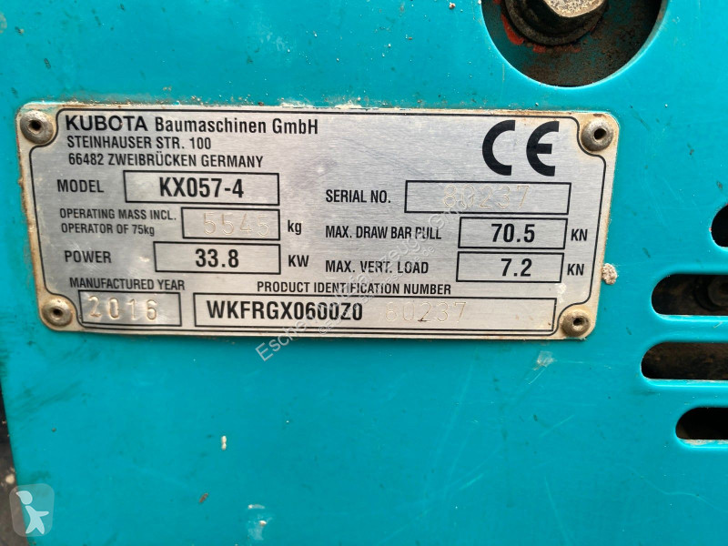 Skovl Kubota *Räumschild*6300h*Prüfung 01/2027