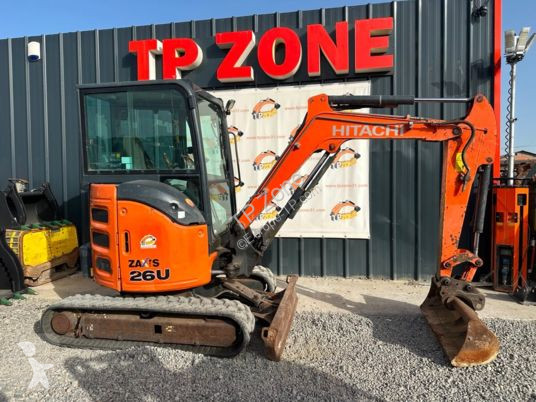 Rýpadlo Hitachi zx26u-5a cr cabine à 22 900 € ht