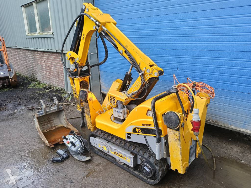 جرافة Brokk 90 husqvarna robot remote excavator...