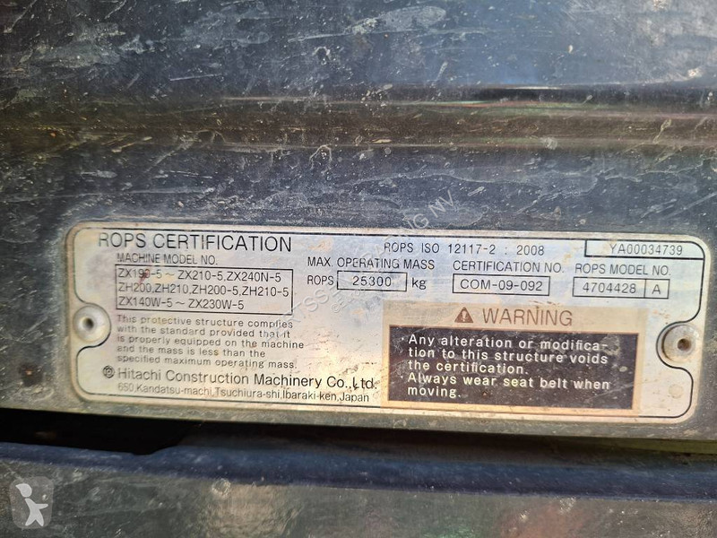 Rýpadlo Hitachi W5 B