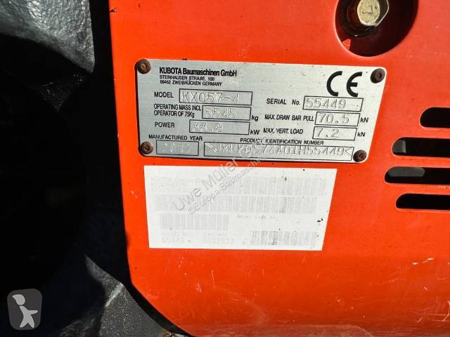 Skovl Kubota 0574 HI A/C Minibagger netto...