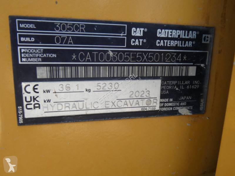 Skovl Caterpillar 305CR