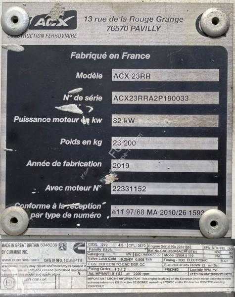 Acx DOOSAN 23 R-R 1er Main a réparer endommagée...