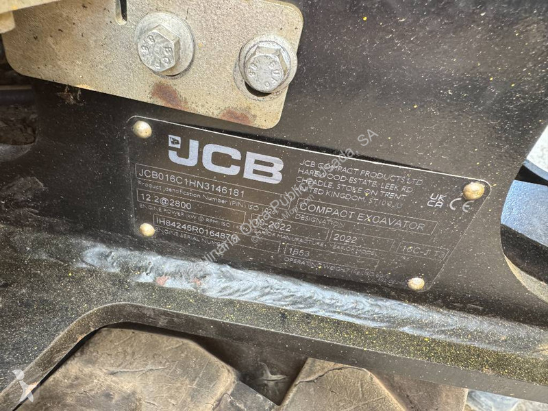 Skovel JCB 16 C-1 T3