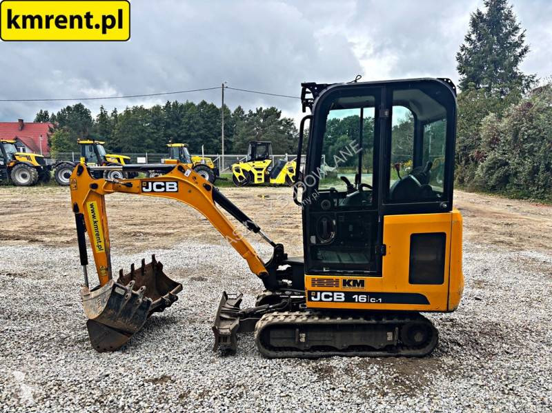 Skovel JCB 16 C-1 T3 MINI-KOPARKA 2022R MTH: 1274