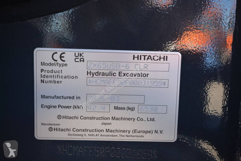 Багер Hitachi ZX 65 USB-6 MTC
