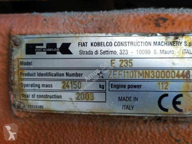 Escavatore Fiat E235