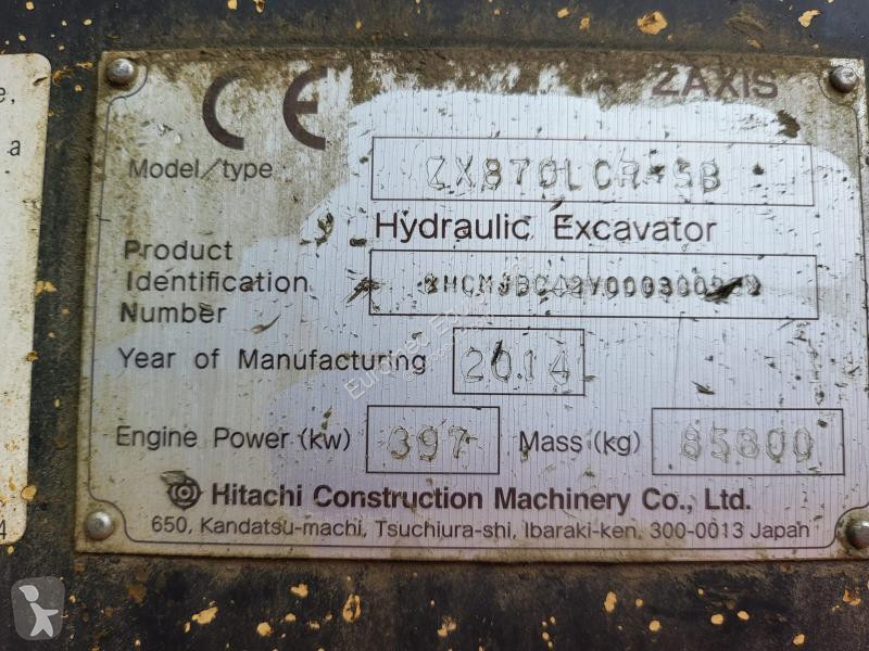 Excavadora Hitachi 870 LCR-5B