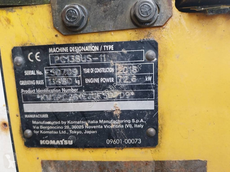 Skovl Komatsu PC138US-11