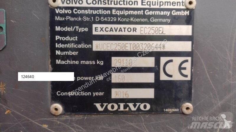 Skovl Volvo EC250EL