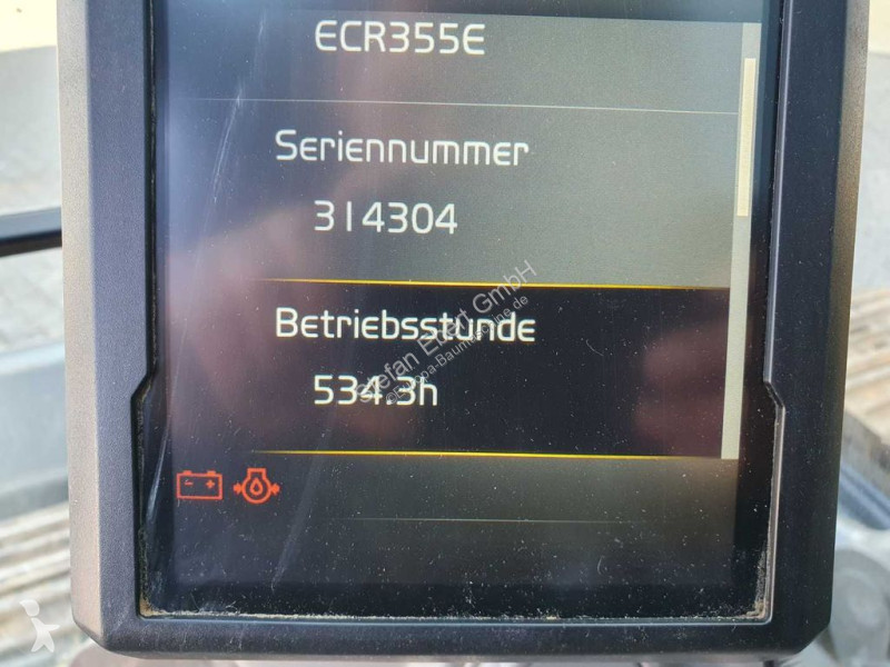 Escavadora Volvo ECR 355E NL / nur 534h! / HS25...