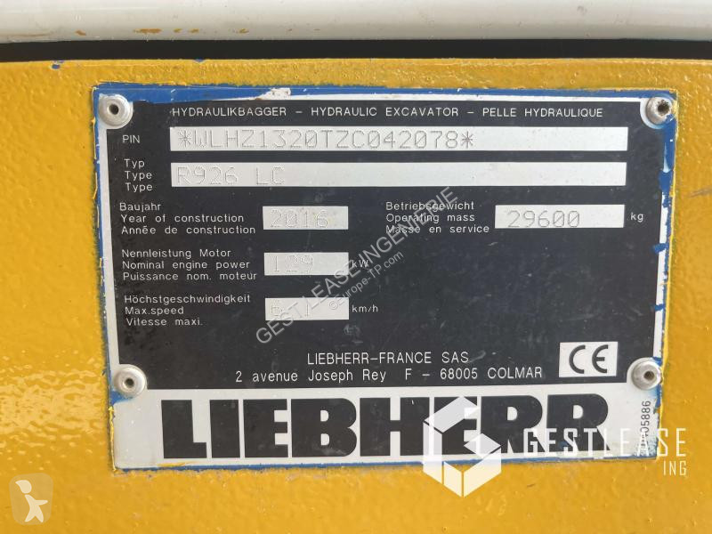 Pelle Liebherr  R926 LC
