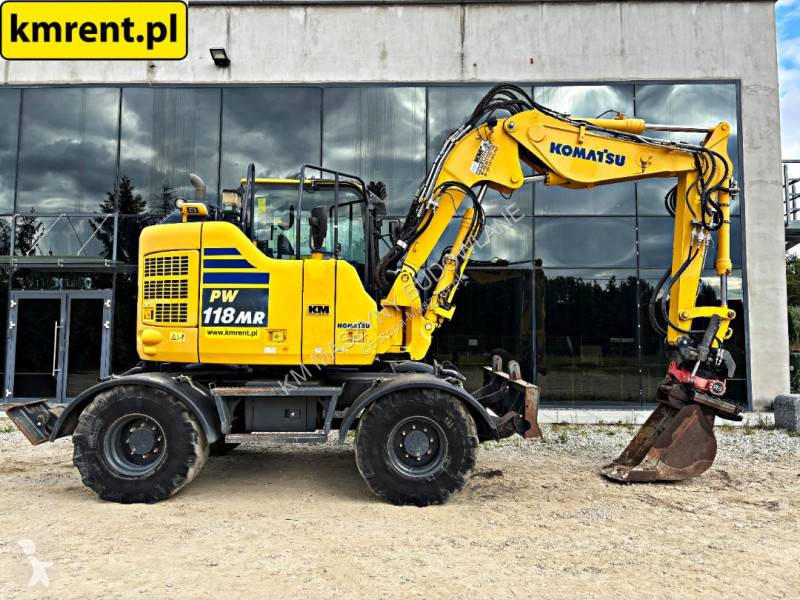 Graafmachine Komatsu PW 118 MR-11 KOPARKA...